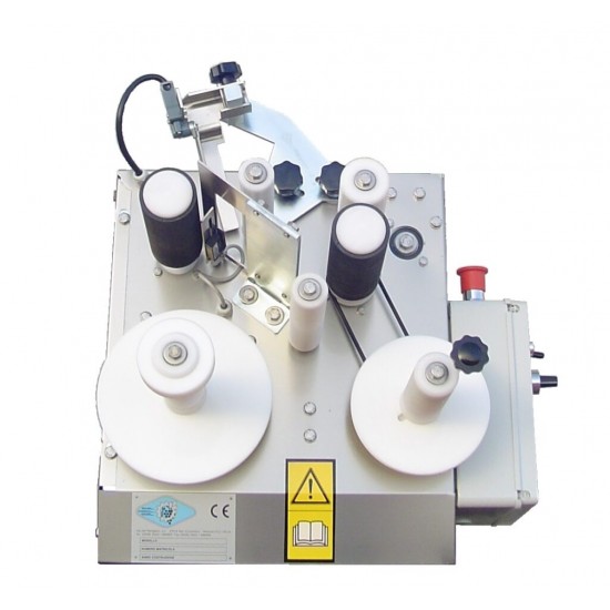 Table-top labeller for round bottles