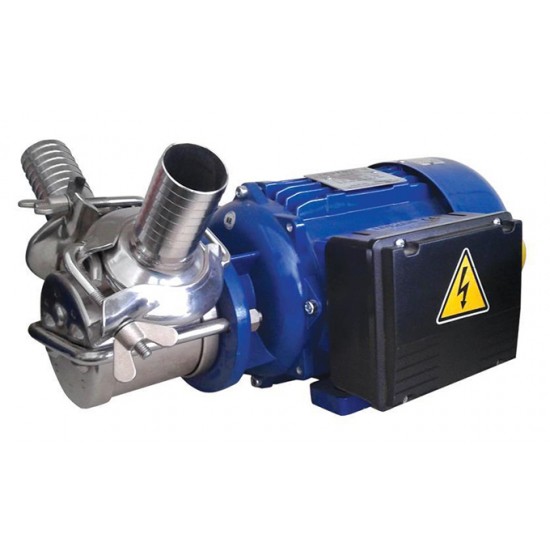 Stainless steel electric pump with flexible impeller 6 - 600 litres / minute