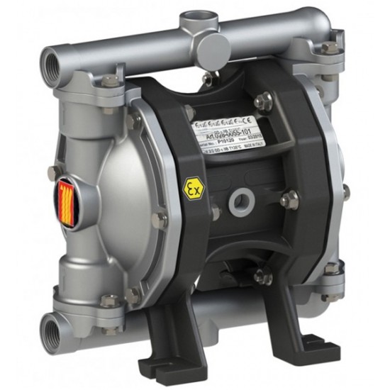 Double-diaphragm metal air pump double-acting 30 - 900 litres / minute