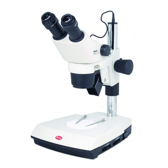 Microscopio estereoscópico con iluminación