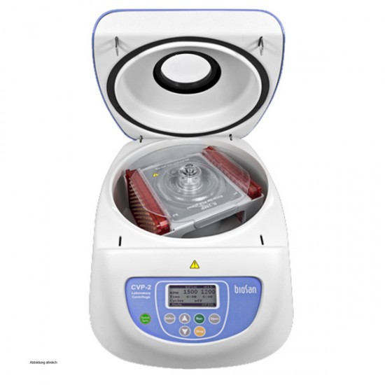 Centrifuga vortex CVP-2 per piastre PCR e laboratori di biologia molecolare.