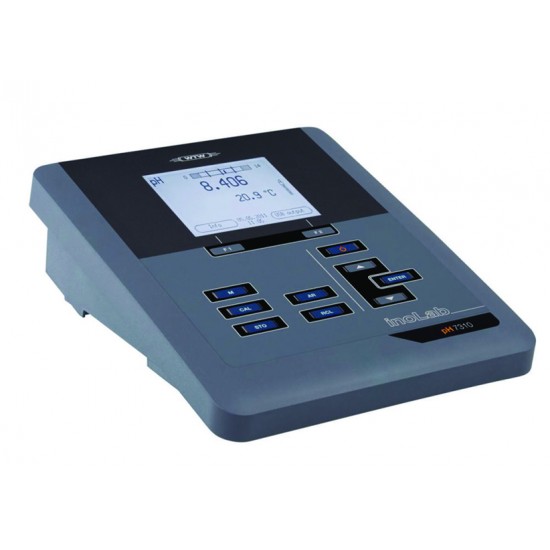 Laboratory instrument for pH measurement with integrated printer