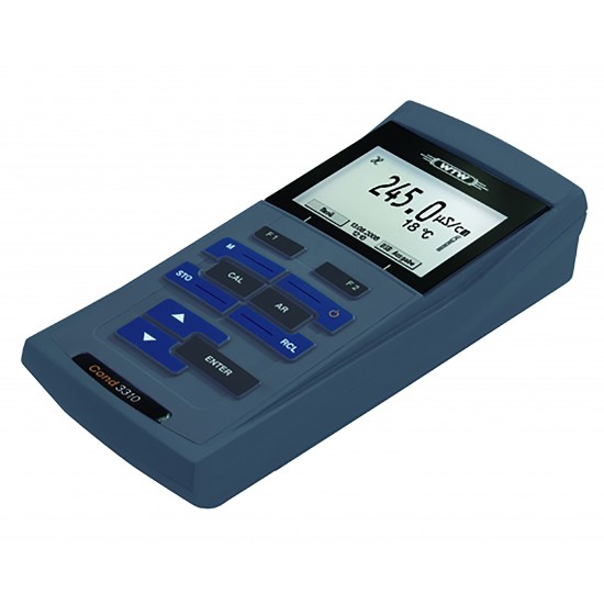 Conductivity meter set in case