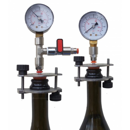 Aphrometer for full bottles without cap