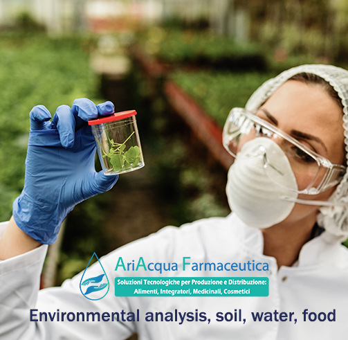 Environmental analysis, soil, water, food
